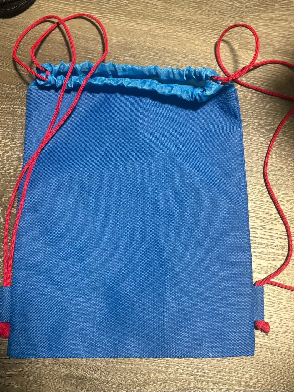 Disney Mickey Mouse Blue Red Yellow Drawstring Backpack